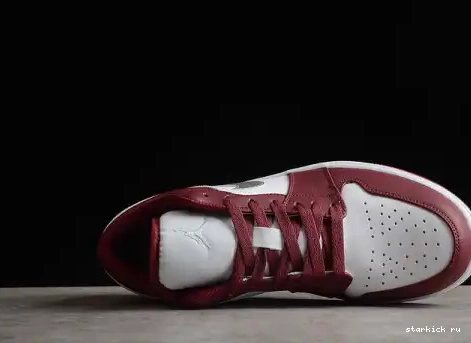Jordan 1 Low 553558-615 Bordeaux 553558-615 White 0703